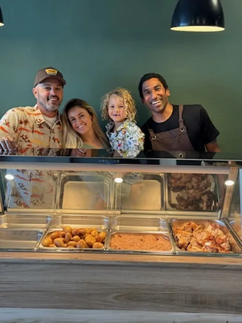 The Rustic Char team behind the counter