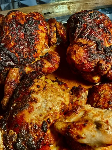 Creole chicken, straight off the heat