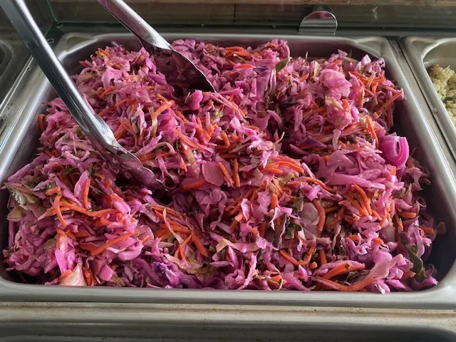 House pickled slaw