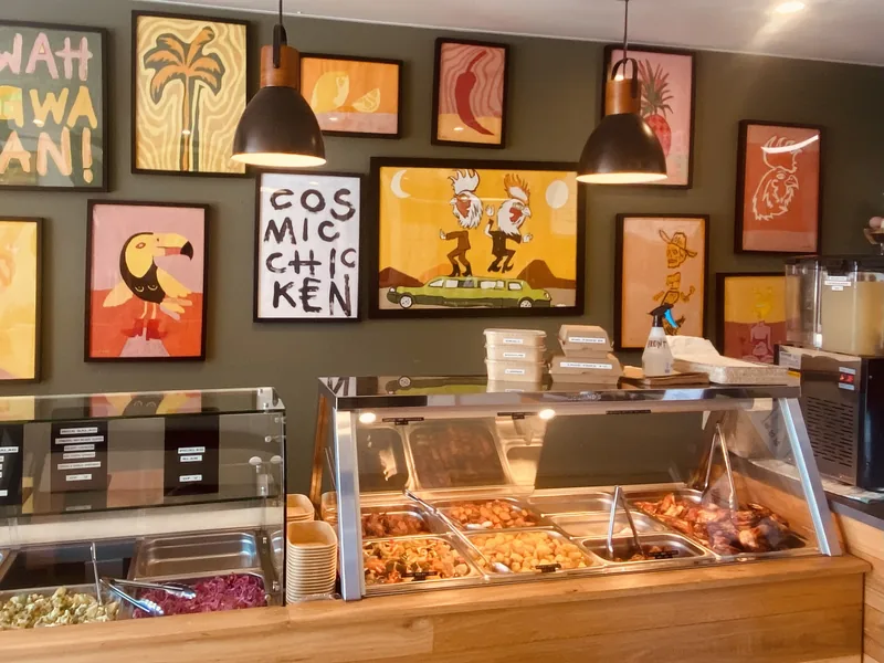 Inside the shop