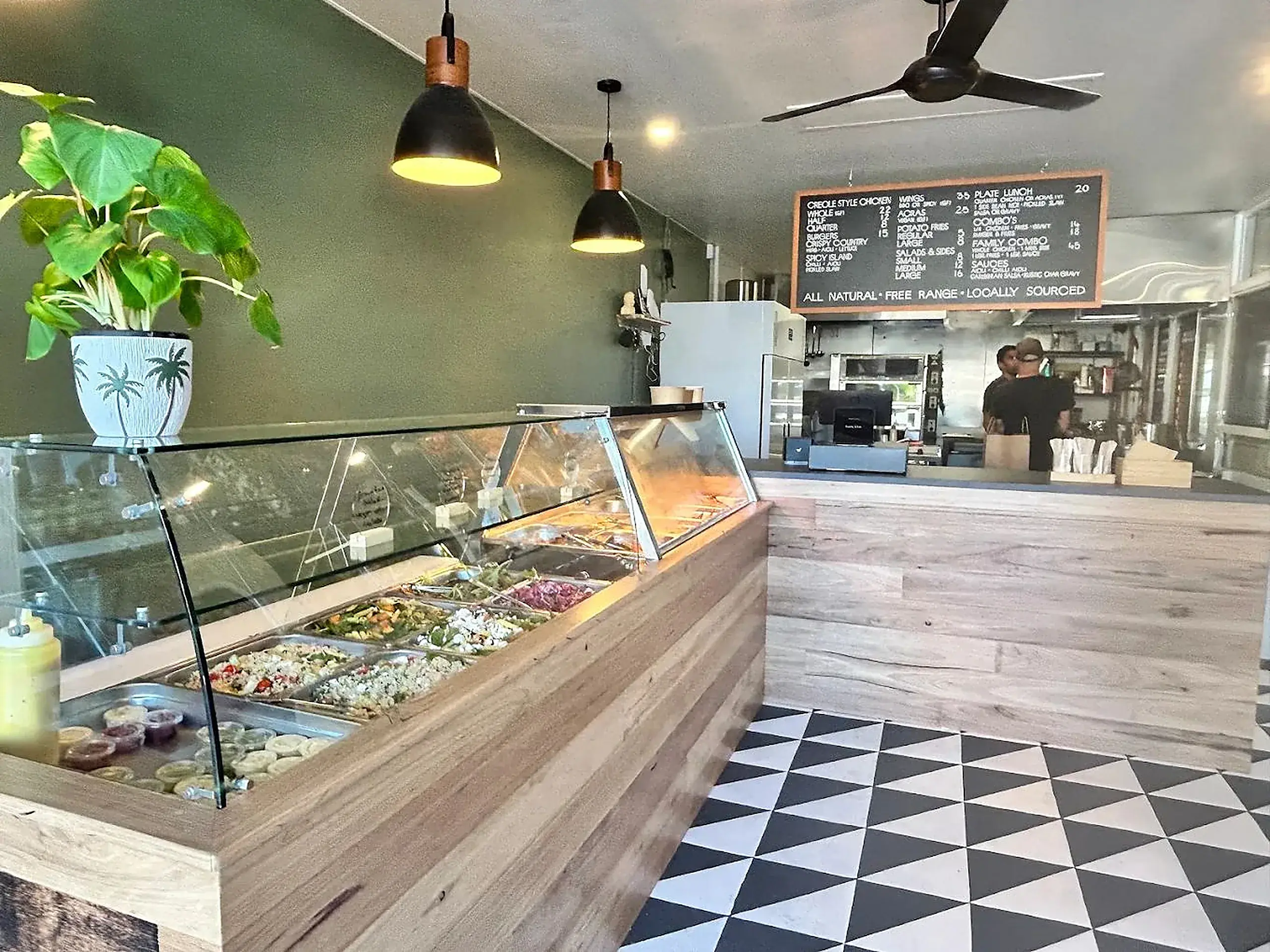 Inside the shop